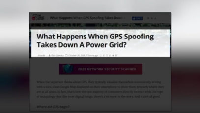 Can GPS Spoofing Take Down A Power Grid The Threat Report News