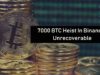 7000 BTC Heist In Binance, Unrecoverable | The Threat Report News